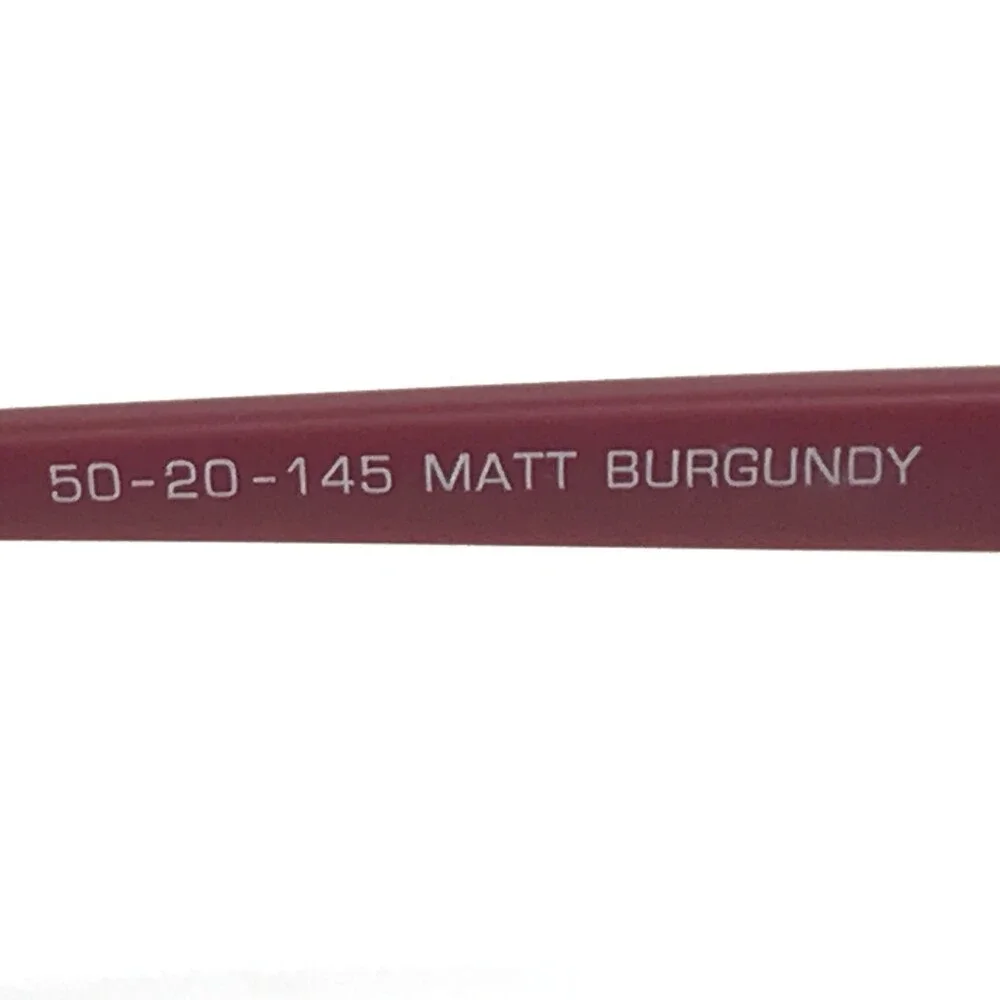 Jubilee Eyeglasses Frames 5938 MATT BURGUNDY Red Round Full Rim 50-20-145
